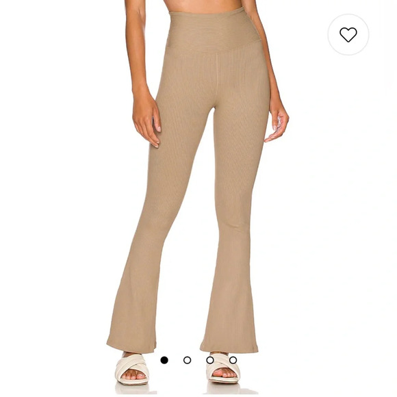 NWT $128 Year of Ours Ribbed Flare Legging in Caribou Size Small - Picture 7 of 12